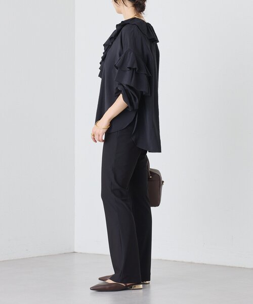 RIVE DROITE(リヴドロワ)の「【美脚シルエット】ZIPスリムパンツ(その他パンツ・レディース・ブラック・38/36)」の6枚目の写真