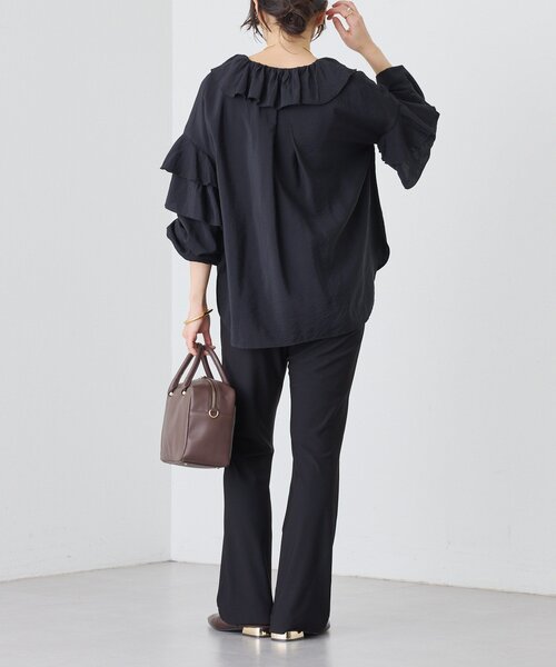 RIVE DROITE(リヴドロワ)の「【美脚シルエット】ZIPスリムパンツ(その他パンツ・レディース・ブラック・38/36)」の5枚目の写真