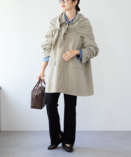 RIVE DROITE(リヴドロワ)の「【美脚シルエット】ZIPスリムパンツ(その他パンツ・レディース・ブラック・38/36)」の4枚目の写真