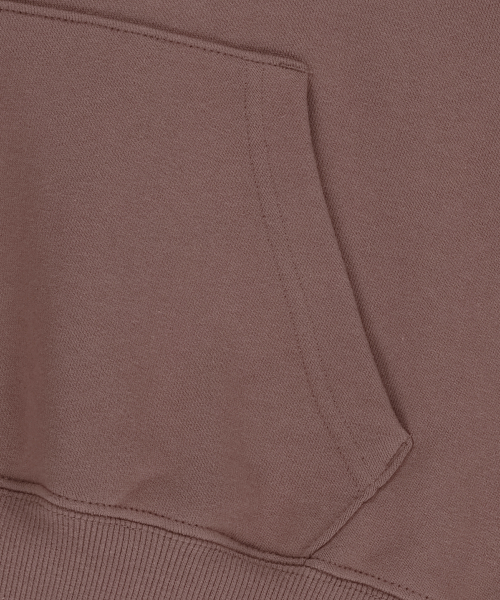 BROWNBREATH（ブラウンブレス）の「W TAG CROP HOODIE - DARK PINK（パーカー・レディース・その他・SMALL/MEDIUM）」の6枚目の写真