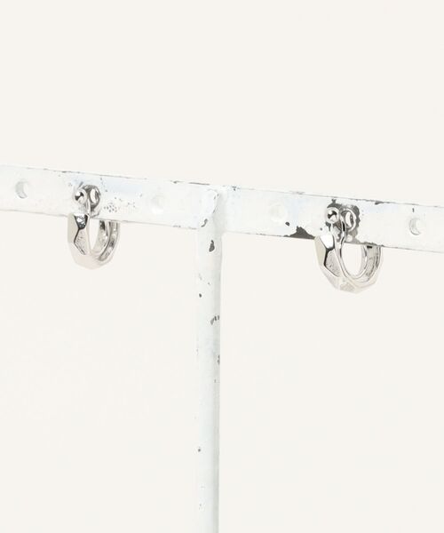 Cream dot.(クリームドット)の「【金属アレルギー対応】多角形イヤリング(ピアス(両耳用)・レディース・シルバー/ゴールド/ピンクゴールド・ONE SIZE)」の12枚目の写真