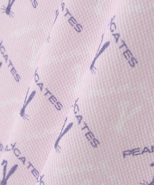 PEARLY GATES（パーリーゲイツ）の「【PEARLY GATES】ロゴうさぎアーガイル柄プリント ベアカノコ半袖ポロシャツ（ポロシャツ・レディース・ピンク系その他/ダークブルー/ホワイト系その他・MEDIUM/LARGE/SMALL）」の15枚目の写真