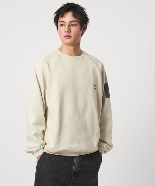 CITEN（シテン）の「＜CITEN＞フレンチミリタリースウェットシャツ（スウェット・メンズ・ライトグレー/ブラック・M/L）」の3枚目の写真