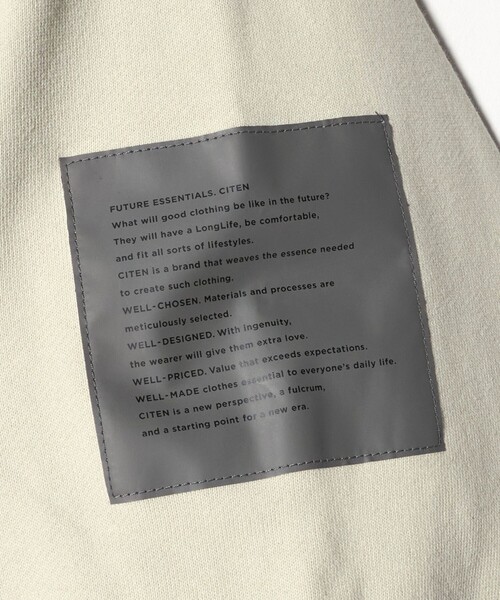 CITEN（シテン）の「＜CITEN＞フレンチミリタリースウェットシャツ（スウェット・メンズ・ライトグレー/ブラック・M/L）」の16枚目の写真