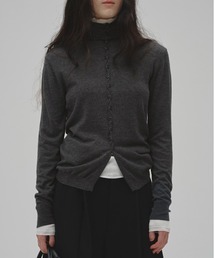 TODAYFUL | Turtleneck Button Knit(ベスト)