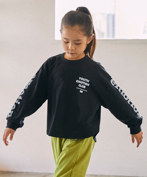 GENERATOR（ジェネレーター）の「ジェネレーター emotion L/S Tシャツ（Tシャツ/カットソー・キッズ・ホワイト/サックスブルー/ブラック・M/L/XL）」の2枚目の写真