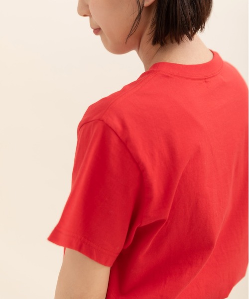 CHILD WOMAN(チャイルドウーマン)の「40/2天竺“good things”刺繍 半袖Tシャツ(Tシャツ/カットソー・レディース・イエロー/レッド/ホワイト・FREE)」の15枚目の写真