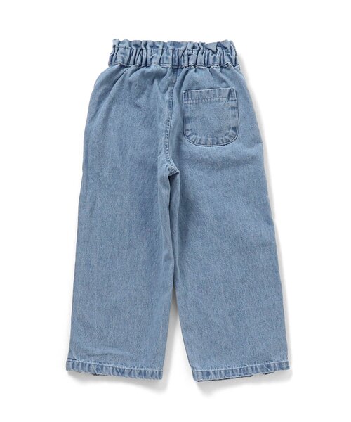 apres les cours（アプレレクール）の「裾スリットワイドパンツ_ジュニア対応（その他パンツ・キッズ・サックスブルー/チェック/ラベンダー・110/100/140/130/120/90/80）」の14枚目の写真