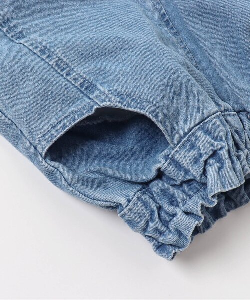 apres les cours（アプレレクール）の「裾スリットワイドパンツ_ジュニア対応（その他パンツ・キッズ・サックスブルー/チェック/ラベンダー・110/100/140/130/120/90/80）」の16枚目の写真