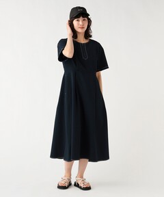WEB限定追加 Cozue Ninomiya ex スラブストレッチワンピース