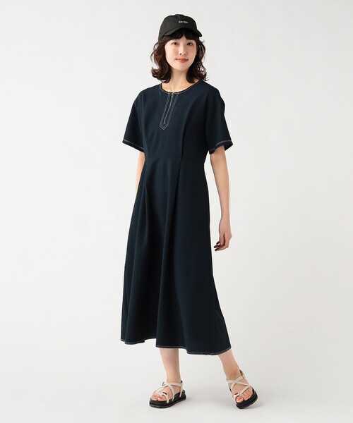 BEAMS HEART(ビームスハート)の「【6/18値下げ】シアサッカー ワンピース(ワンピース・レディース・オリーブ/ネイビー/ベージュ・FREE)」の22枚目の写真