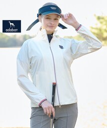 adabat（アダバット）の「【ADABAT NAVY】撥水ライトタフタジップブルゾン（ブルゾン）」
