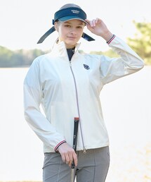adabat（アダバット）の「【ADABAT NAVY】撥水 ライトタフタジップブルゾン（ブルゾン）」