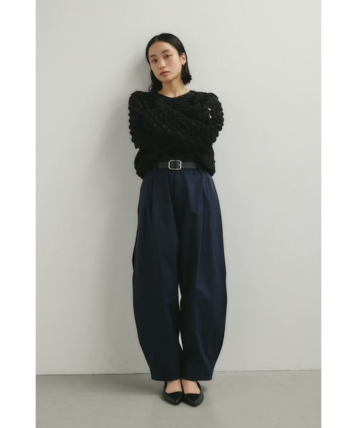 STYLEMIXER（スタイルミキサー）の「フラッフィーバルーントップ（シャツ/ブラウス・レディース・ブラック/ホワイト/ブラウン・FREE）」の14枚目の写真