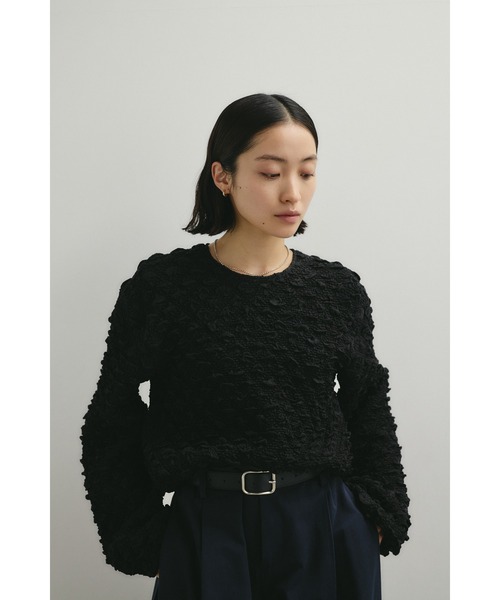 STYLEMIXER（スタイルミキサー）の「フラッフィーバルーントップ（シャツ/ブラウス・レディース・ブラック/ホワイト/ブラウン・FREE）」の15枚目の写真
