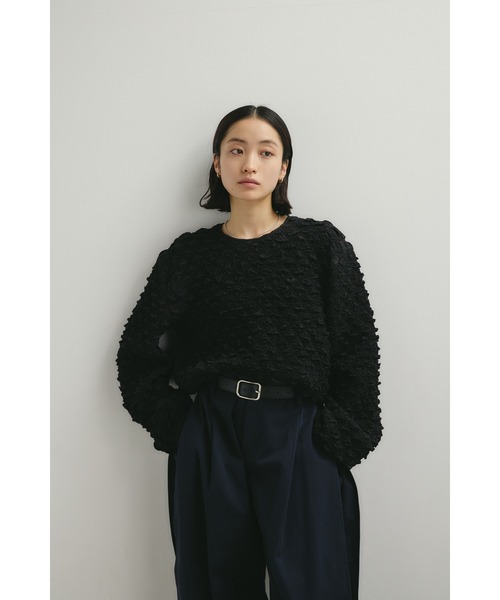 STYLEMIXER（スタイルミキサー）の「フラッフィーバルーントップ（シャツ/ブラウス・レディース・ブラック/ホワイト/ブラウン・FREE）」の16枚目の写真
