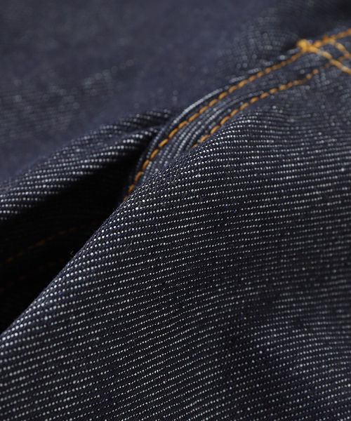 PULP/417EDIFICE(パルプフォーワンセブンエディフィス)の「NO MAINTENANCE / ノーメンテナンス HAZE DENIM RAW BLUE(デニムパンツ・メンズ・ネイビー・32/30/28)」の7枚目の写真
