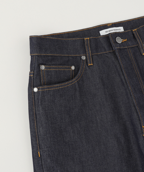 PULP/417EDIFICE(パルプフォーワンセブンエディフィス)の「NO MAINTENANCE / ノーメンテナンス HAZE DENIM RAW BLUE(デニムパンツ・メンズ・ネイビー・32/30/28)」の8枚目の写真
