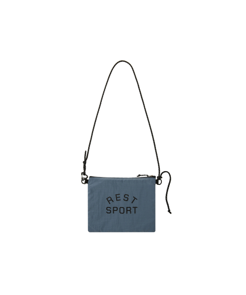 Rest&Recreation(レストアンドレクリエーション)の「NET SACOCHE BAG - BLUE(メッセンジャーバッグ・メンズ・その他・ONE)」の1枚目の写真