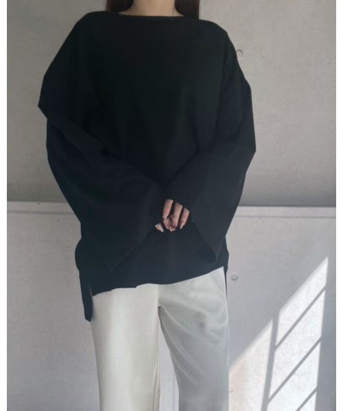 amini(アミニ)の「アソートビッグTシャツ(Tシャツ/カットソー・レディース・グリーン/ブラック/オフホワイト・MEDIUM)」の2枚目の写真