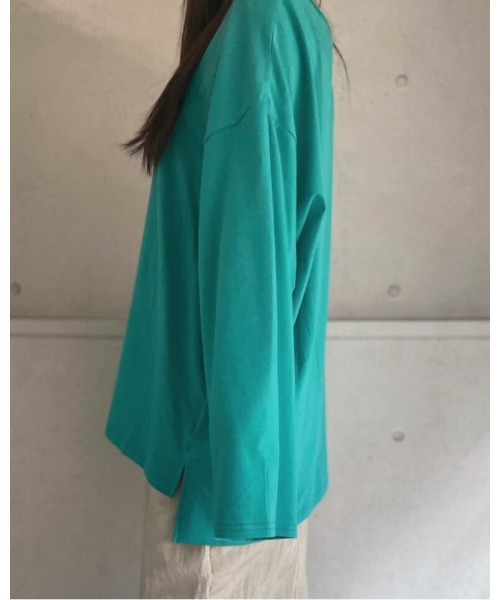 amini(アミニ)の「アソートビッグTシャツ(Tシャツ/カットソー・レディース・グリーン/ブラック/オフホワイト・MEDIUM)」の20枚目の写真
