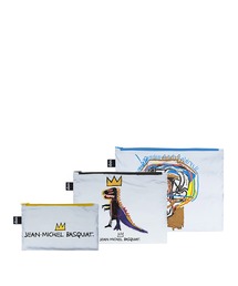 LOQI（ローキー）の「【LOQI/ローキー】ジップポケット リフレクティブ 3pcs set（ポーチ）」