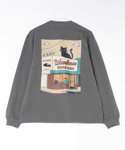 BACK NUMBER(バックナンバー)の「BACK NUMBER(バックナンバー)【メンズ】バックアートグラフィックロングスリーブTシャツ(Tシャツ/カットソー・メンズ・オフホワイト/ダークグレー/ホワイト・S/M/L/XL)」の22枚目の写真
