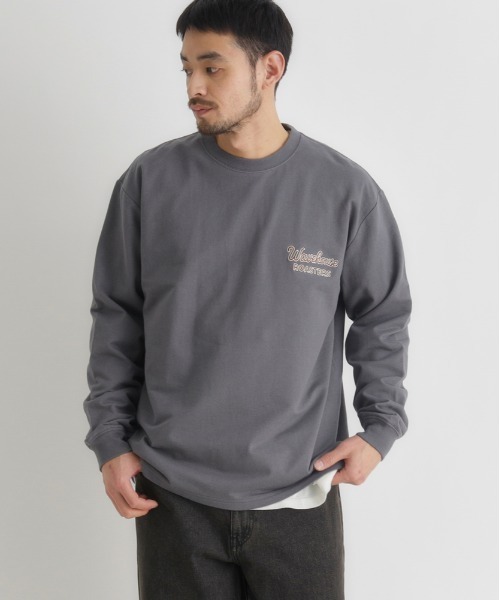 BACK NUMBER(バックナンバー)の「BACK NUMBER(バックナンバー)【メンズ】バックアートグラフィックロングスリーブTシャツ(Tシャツ/カットソー・メンズ・オフホワイト/ダークグレー/ホワイト・S/M/L/XL)」の4枚目の写真