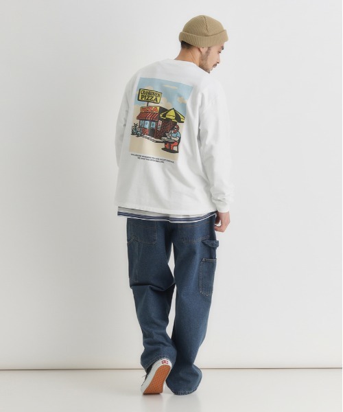 BACK NUMBER(バックナンバー)の「BACK NUMBER(バックナンバー)【メンズ】バックアートグラフィックロングスリーブTシャツ(Tシャツ/カットソー・メンズ・オフホワイト/ダークグレー/ホワイト・S/M/L/XL)」の11枚目の写真