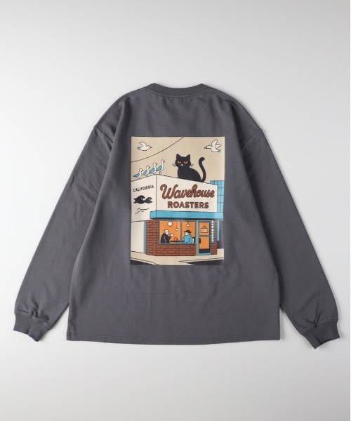 BACK NUMBER(バックナンバー)の「BACK NUMBER(バックナンバー)【メンズ】バックアートグラフィックロングスリーブTシャツ(Tシャツ/カットソー・メンズ・オフホワイト/ダークグレー/ホワイト・S/M/L/XL)」の13枚目の写真