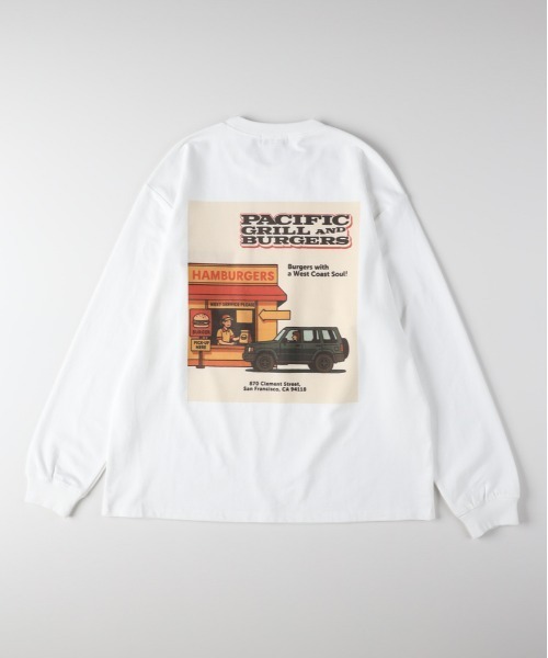 BACK NUMBER(バックナンバー)の「BACK NUMBER(バックナンバー)【メンズ】バックアートグラフィックロングスリーブTシャツ(Tシャツ/カットソー・メンズ・オフホワイト/ダークグレー/ホワイト・S/M/L/XL)」の19枚目の写真