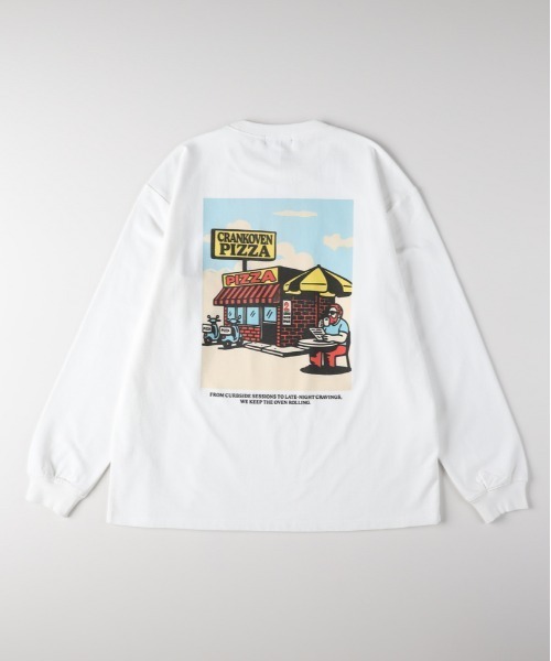 BACK NUMBER(バックナンバー)の「BACK NUMBER(バックナンバー)【メンズ】バックアートグラフィックロングスリーブTシャツ(Tシャツ/カットソー・メンズ・オフホワイト/ダークグレー/ホワイト・S/M/L/XL)」の21枚目の写真