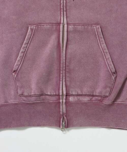 BEN DAVIS（ベンデイビス）の「【BEN DAVIS（ベンデイビス）】GRAPHIC FADED ZIP HOODIE / ジップパーカー フーディ 裏起毛 ヘビーウェイト プリント 加工（パーカー・メンズ・ブラック/ピンク系その他2/ブラック系その他・MEDIUM/LARGE）」の16枚目の写真