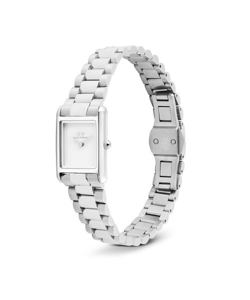 Daniel Wellington(ダニエルウェリントン)の「Bound Mini 3-Link 17x25,9MM レディース腕時計 シルバー/ゴールド(アナログ腕時計・レディース・シルバー/ゴールド・ONE SIZE)」の4枚目の写真