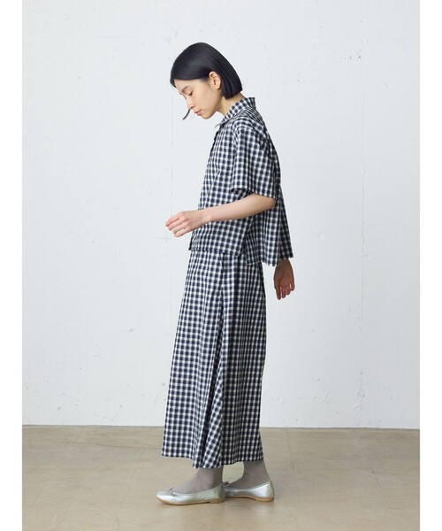 MidiUmi（ミディウミ）の「MidiUmi シアサッカーチェックスカート