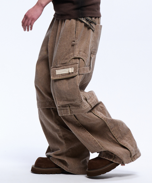 RSSC(アールエスエスシー)の「CONVERTIBLE CARPENTER PANTS - BEIGE(その他パンツ・レディース・その他・1/2/0)」の1枚目の写真