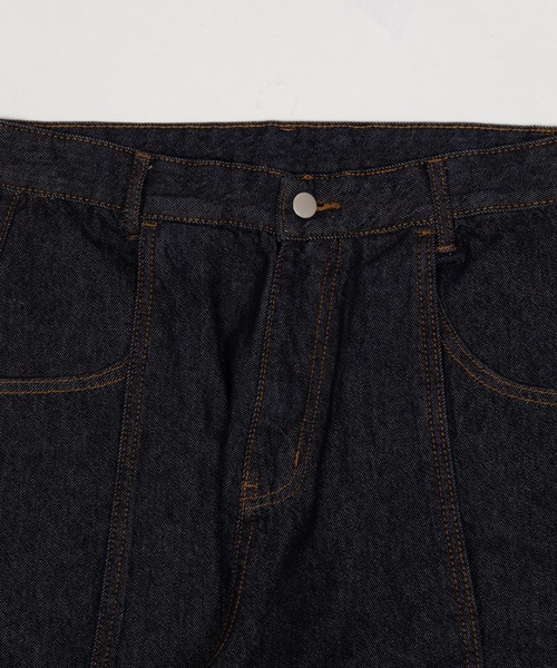 Figments（フィグメンツ）の「ロールアップカーブデニム（デニムパンツ・レディース・インディゴブルー・MEDIUM/LARGE/SMALL）」の3枚目の写真