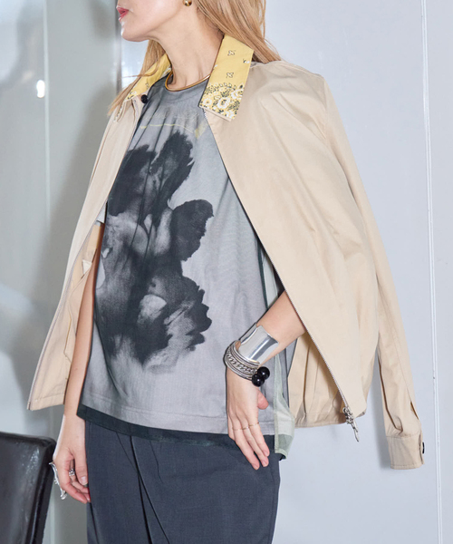 MASU(エムエーエスユー)の「MASU BLURRED ANGEL TSHIRT CS006:Tシャツ(Tシャツ/カットソー・レディース・ホワイト・44)」の3枚目の写真