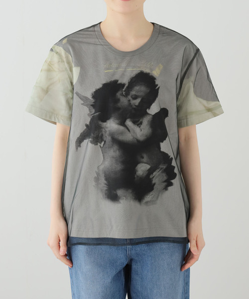 MASU(エムエーエスユー)の「MASU BLURRED ANGEL TSHIRT CS006:Tシャツ(Tシャツ/カットソー・レディース・ホワイト・44)」の9枚目の写真