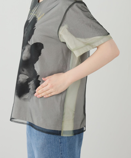 MASU(エムエーエスユー)の「MASU BLURRED ANGEL TSHIRT CS006:Tシャツ(Tシャツ/カットソー・レディース・ホワイト・44)」の13枚目の写真