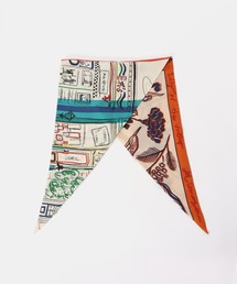 manipuri/マニプリ ダイヤ三角Wスカーフ フローラ