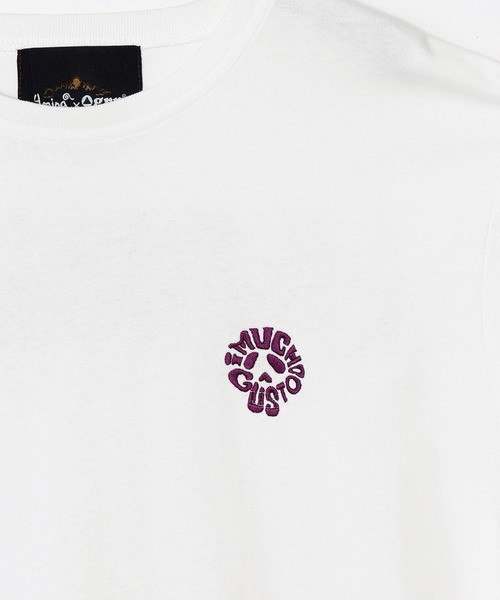 grn（ジーアールエヌ）の「【チャイハネ】Amina×grn トカルベメンズTシャツ（Tシャツ/カットソー・メンズ・ベージュ/ホワイト・L/XL）」の3枚目の写真