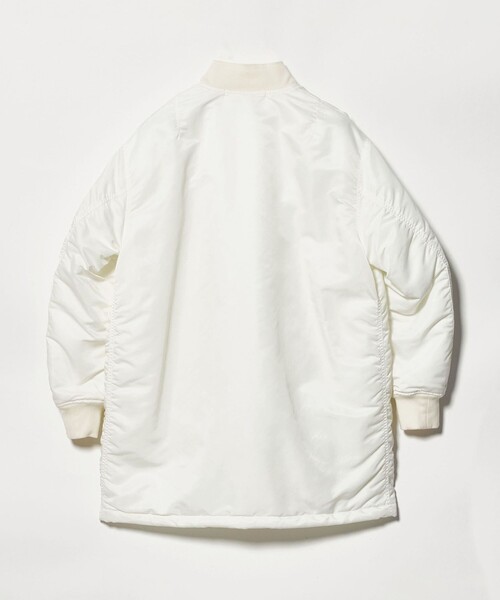 H　BEAUTY&YOUTH UNITED ARROWS（エイチビューティーアンドユースユナイテッドアローズ）の「＜H＞ナイロン パデッド MA-1 コート（MA-1・レディース・ホワイト・S/M）」の6枚目の写真