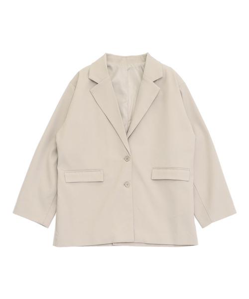 ANAP(アナップ)の「オーバーシルエット テーラードジャケット 【セットアップ対応】(その他アウター・レディース・ベージュ/ネイビー・F)」の15枚目の写真