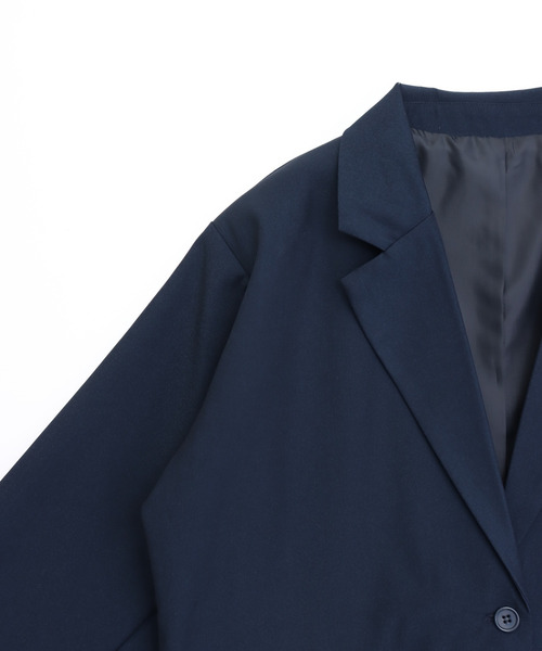 ANAP(アナップ)の「オーバーシルエット テーラードジャケット 【セットアップ対応】(その他アウター・レディース・ベージュ/ネイビー・F)」の18枚目の写真