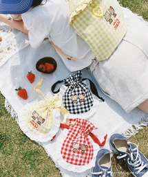 sanrio（サンリオ）の「MILKFED. × HELLO KITTY SUN-KISSED F2F DRAWSTRING POUCH（ポーチ）」