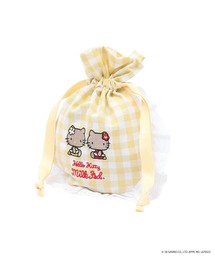 sanrio（サンリオ）の「MILKFED. × HELLO KITTY SUN-KISSED F2F DRAWSTRING POUCH（ポーチ）」