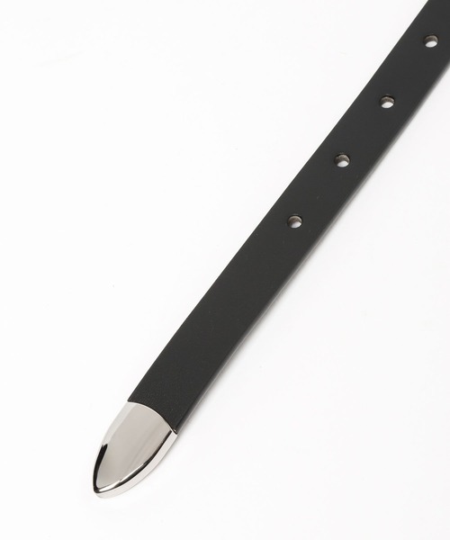 HARE（ハレ）の「スクエアバックルナローベルト(HARE)（ベルト・レディース・ブラウン/ブラック・FREE）」の14枚目の写真