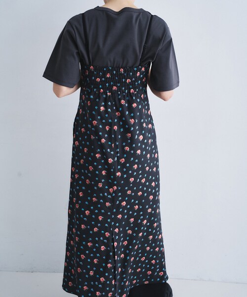 CODE A（コードエー）の「flower cami dress（ワンピース・レディース・グレー系/ブラック系・00）」の12枚目の写真
