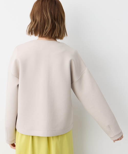 Petit Honfleur（プチオンフルール）の「スナップボタンカーディガン（カーディガン/ボレロ・レディース・グレー/ベージュ・M/L）」の8枚目の写真